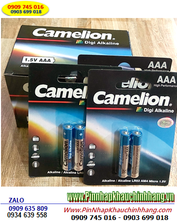 COMBO 1 HỘP 12vỉ (24viên) Pin AAA 1.5v Alkaline Camelion LR03P _Giá chỉ 204.000đ/HỘP 24viên